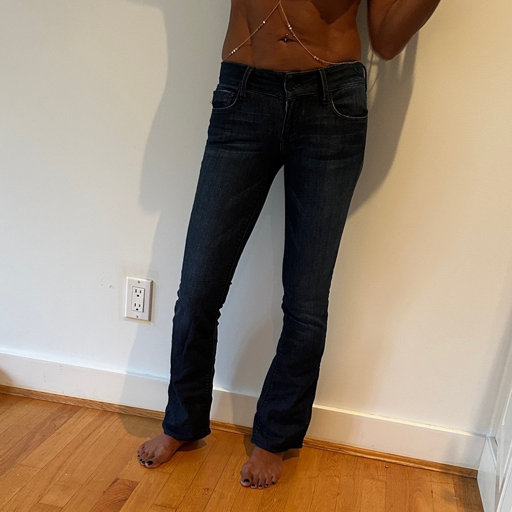 Black Orchid Denim Dark Blue Bootcut Jeans